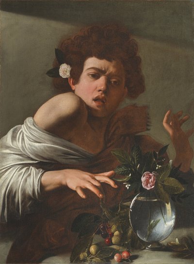 Boy Bitten by a Lizard by Michelangelo Merisi Caravaggio